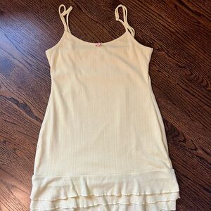 Edikted Yellow Mini Dress